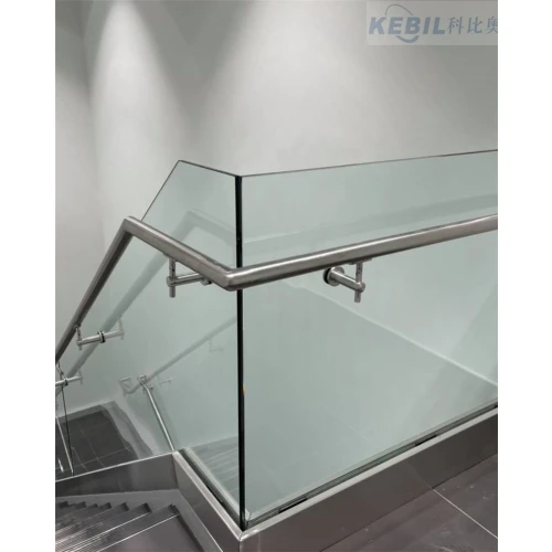 stair glass railing glass mount handrail bracket