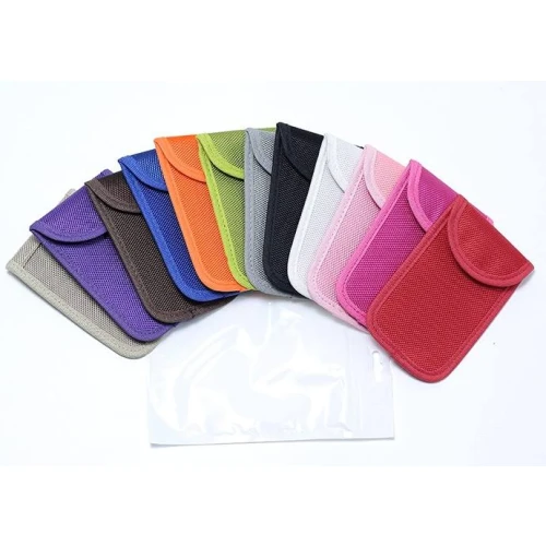 100% Anti-spying Oxford Cloth Car Key Fob RFID Signal Shielding Bag