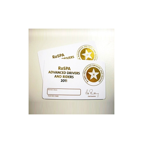 13.56MHz RFID card with gold hot stamping