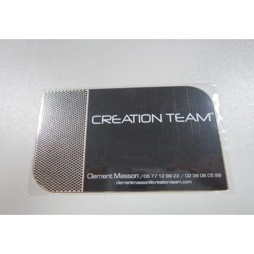 Black Stainless Steel Metal Card