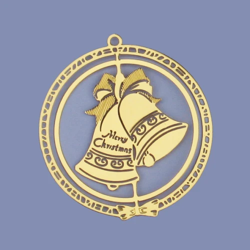 عيد الميلاد الديكور الحدث العناصر المعدنية المعلقة