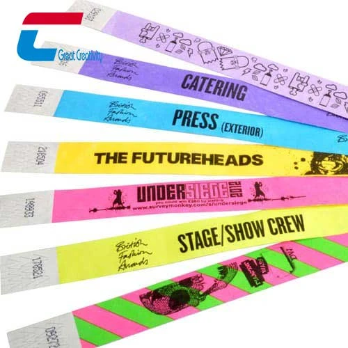 Cina Braccialetto di carta NFC monouso personalizzato all'ingrosso RFID per l'identificazione di eventi sportivi produttore