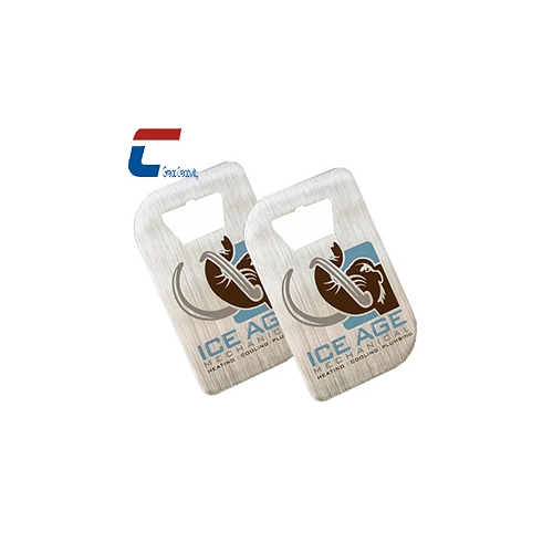 Custom Design Metal Card ouvre-bouteille