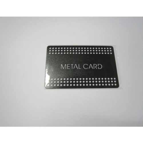 Customize Black Metal Card