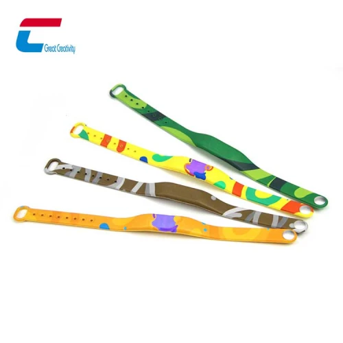 Braccialetto in silicone EM4200 EM4305 TK4100 Braccialetto in silicone 125khz RFID Grossista personalizzato