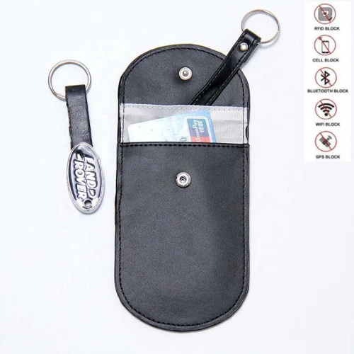 汽车钥匙真皮信号屏蔽包