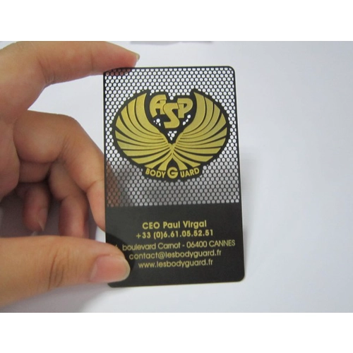 Metal Business Card in Carving Crafts