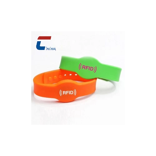 adjustable waterproof silicone rfid wristband