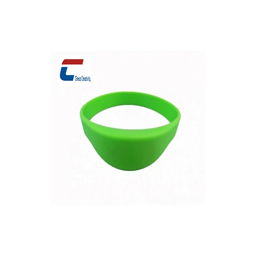 关闭半圆硅 RFID 腕带