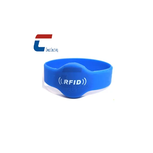 Closed Round Silicone RFID Wristband