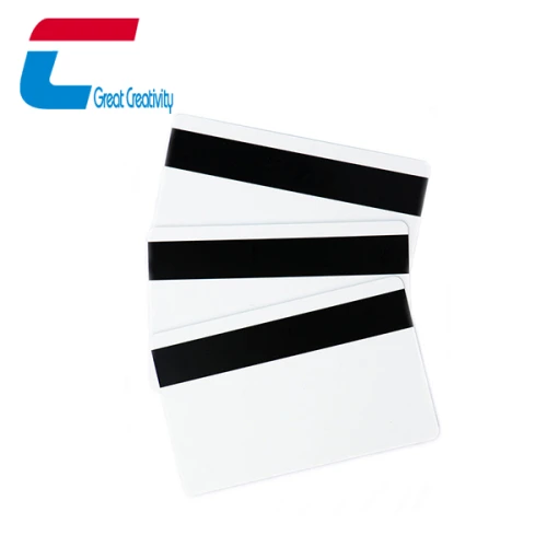 China High Quality Blank Magnetic Stripe Cards manufacturer