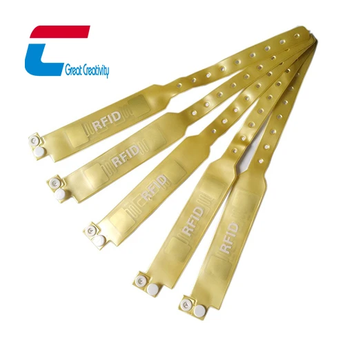 中国 一次性RFID PVC腕带 制造商