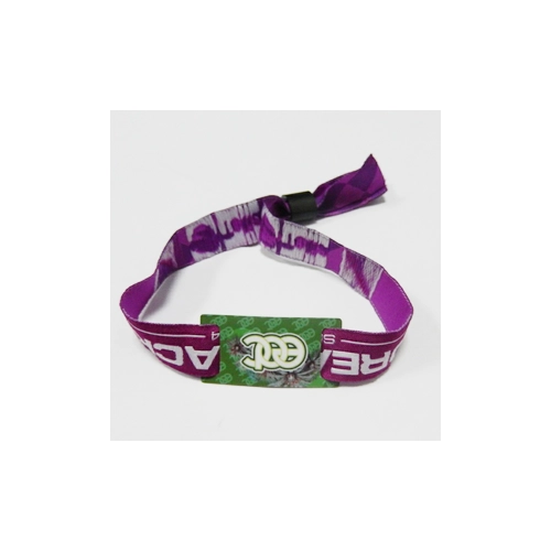 one-time woven RFID wristband tag