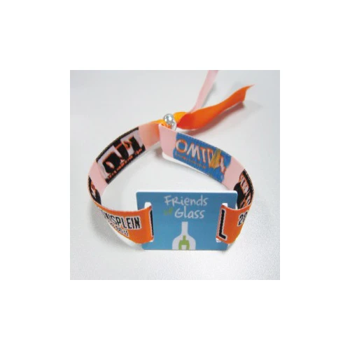reusable pvc nfc tag fabric wristband