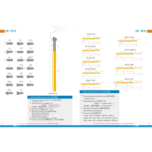 Pin thăm dò lò xo đồng thau 75mil với giá thấp nhất