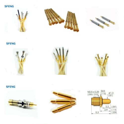 PCBAテスト用50mil 75mil 100milスプリングプローブポゴピン