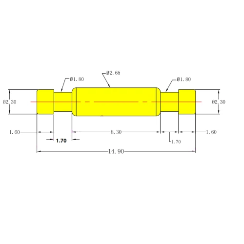 China Hot Sell BGA Test Probe Pogo Pin Double Head Pin manufacturer