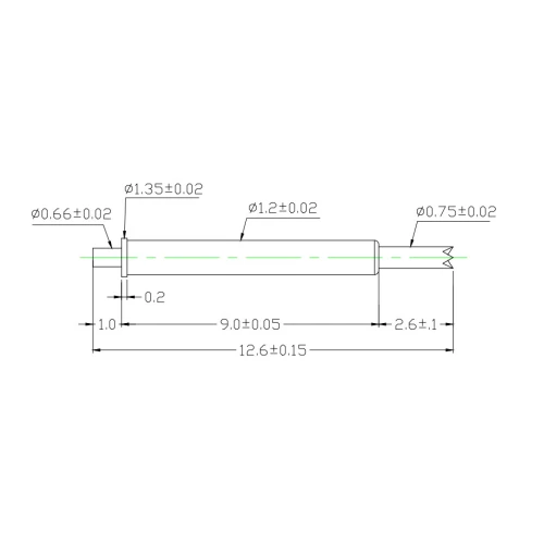 Pogo-Pin-Kronenkopf-Spitze-Pogo-Pin-Anschluss SF4802