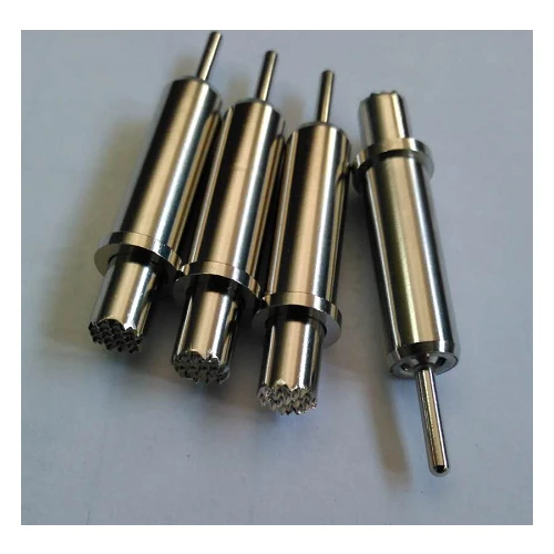 Pin pogo đầu có răng cưa để mạ niken