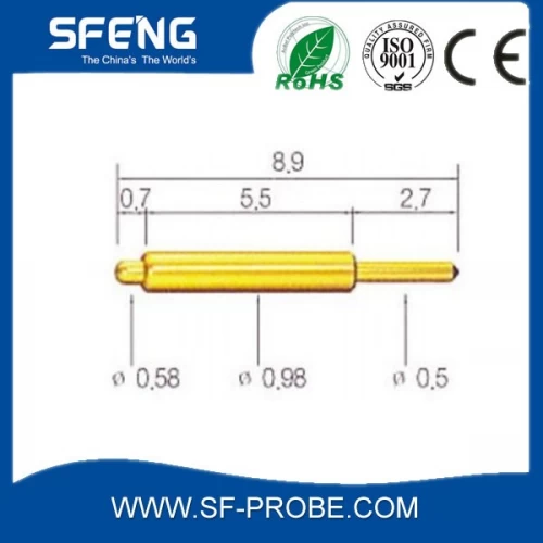 high quality long spring loaded test probe pin