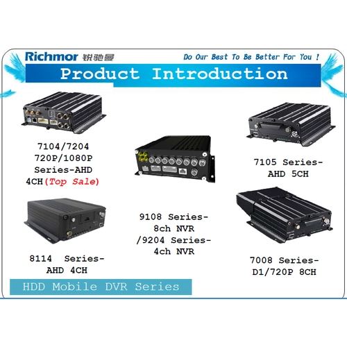 hdd mdvr with sd card slot optional with muti channel I/O alarm for ...
