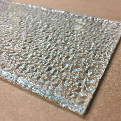 5mm clear diamond patterned glass price, 5mm diamond textured glass factory, 5mm colorless