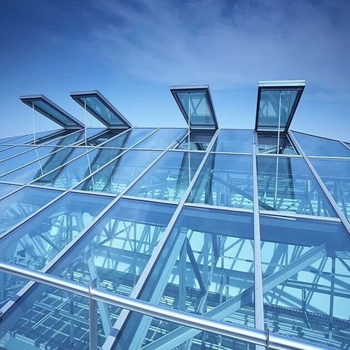 tempered laminated glass roof system, 10+10mm laminated glazing roof