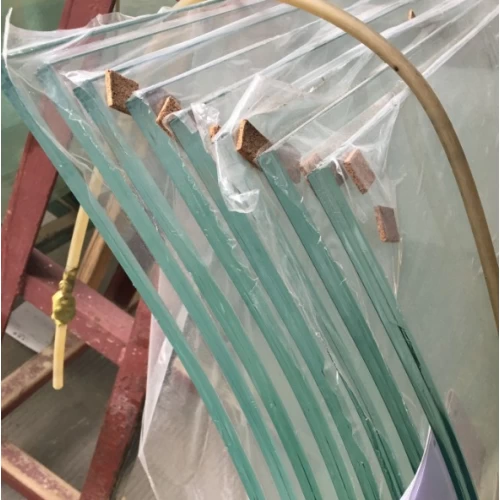Low iron tempered laminated glass, Jumbo size curved laminated glass