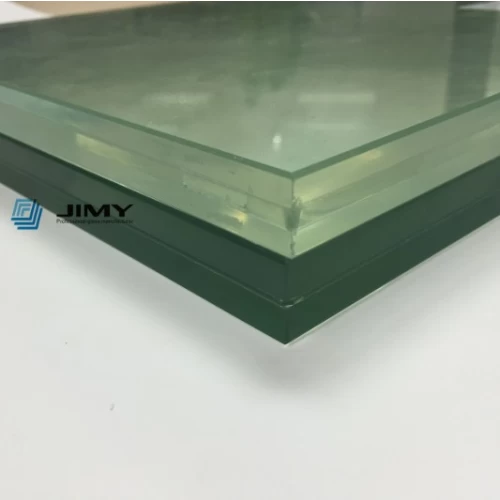 15+15mm PVB clear laminated glass price, 15mm+1.52mm+15mm SGP tempered