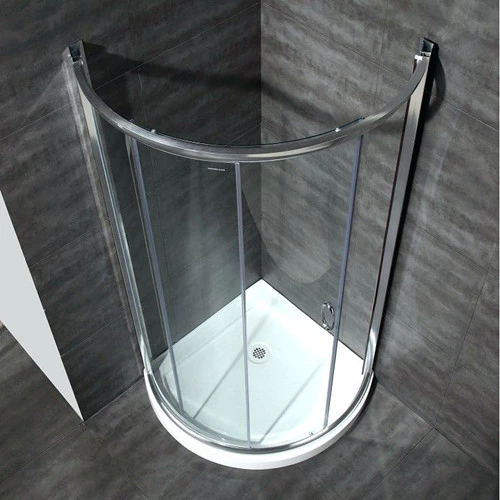 Shower door glass options, curved glass shower screen, frosted glass