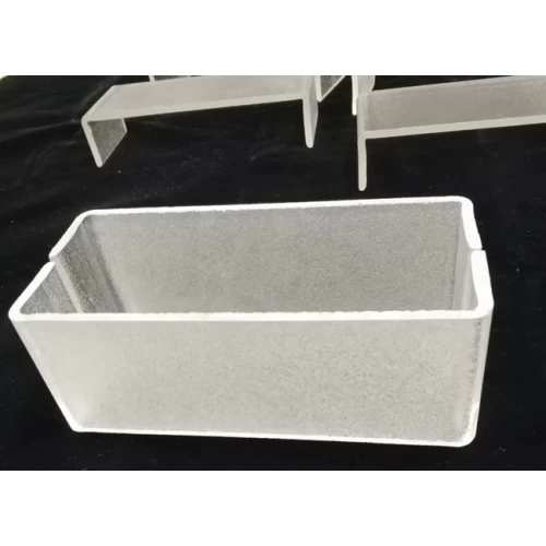 U Profile Glass Manufacturer, frosted U profile glass prices, low iron