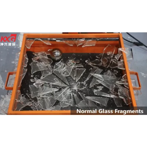 Glass test for nornal glass temered glass pvb laminated glass and sgp ...