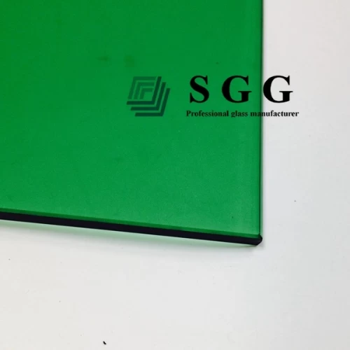 6mm dark green tempered glass manufacturer, 6mm green toughened glass prices, high quality dark