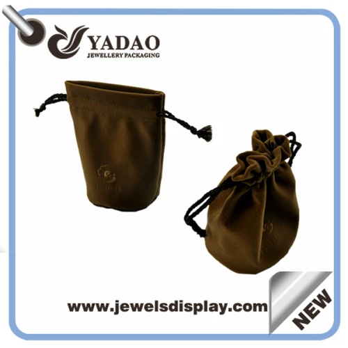 2015 Newest Popular Grey Jewelry Velvet Pouch & jewelry bag from China Supplier