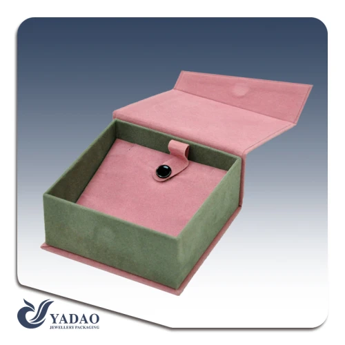 Chinese jewelry display manufacturer of Luxury beauty pink hard paper jewelry  chests and cases for jewelry and gift shop and store counter show and decoration with logo available