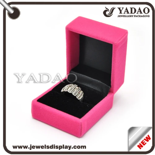 Anwender-Box Hersteller von Schmuck-Box Schmuck Packaging Design Plastic Covered Velevt Luxury Gift Box Verpackung Supplier