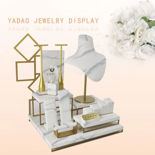 Metal display, jewelry display, elegant jewelry display stand