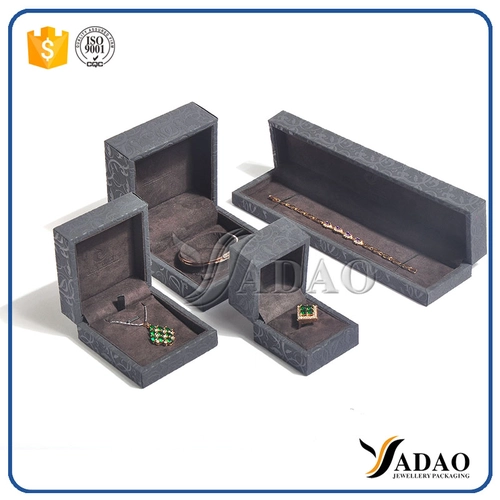 Customized 2016 luxury suede foam inserts jewelry ring box for paper jewelry box jewelry gift box Display jewelry box for custom logo jewelry box