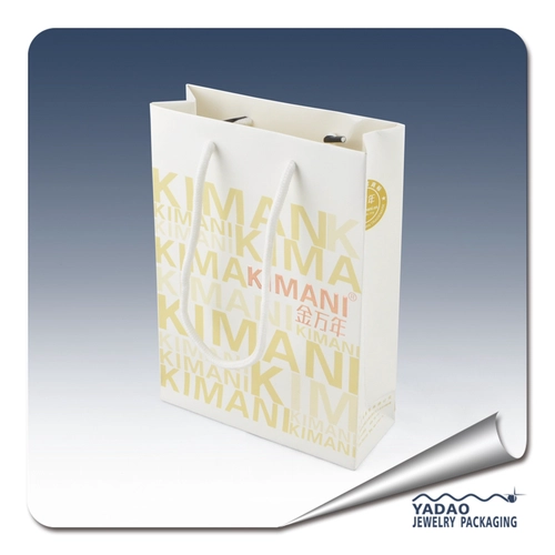 Customized Jewelry  Packaging Bags Shopping Bags Paper Gift Bags