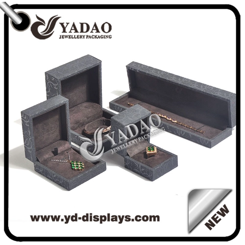 Fashion handmade custom design jewelry plastic gift boxes for jewelry packaging wholesale supplier