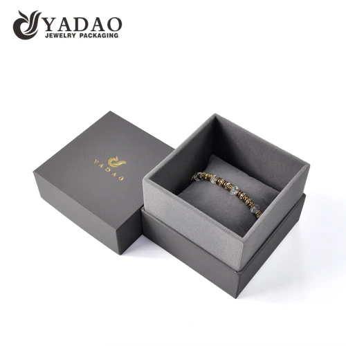 Kostenloses Logo benutzerdefinierte Armband Schmuckschatulle Watch Box Kissenbox mit Samtkissen