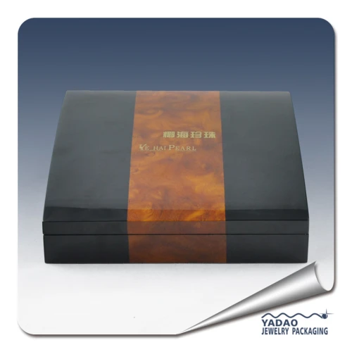 Glossy Lacquer finish jewelry box for necklace and ring
