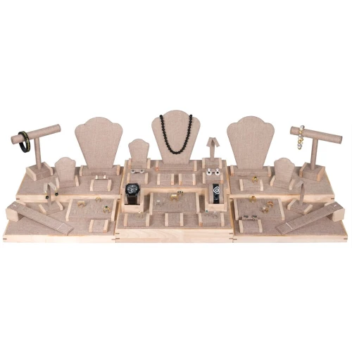 High quality linen jewelry exhibitor,linen jewelry displays stand ,jewelry display holder for jewelry shopping mall and tradeshow exhibitor and presentation