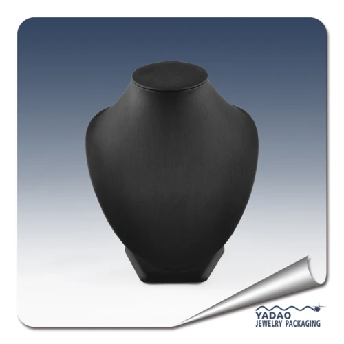 High quality pu leather jewelry necklace display set for woman jewelry display props from China supply PTR0002