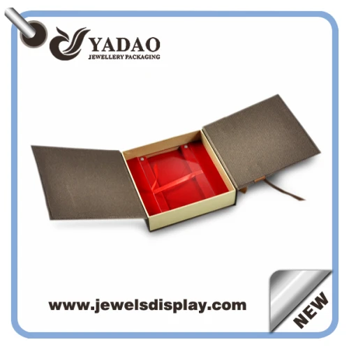 Venda Hot Luxury Logo Handmade personalizado papel impresso de jóias por atacado