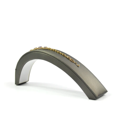 Supporto per bracciale in resina con rivestimento in pelle PU