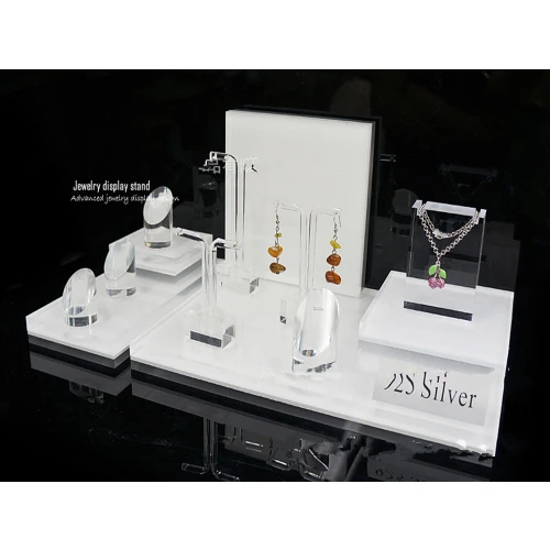Bancada TSD-A004 loja de cosméticos Custom Design Acrílico Display Stand / Exibição de jóias por atacado / Exposição acrílica Cosmetic