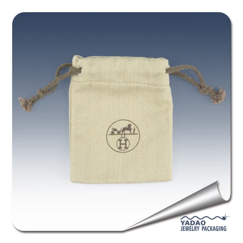 Wholesale high quality linen gift pouch for jewelry packaging made in China
