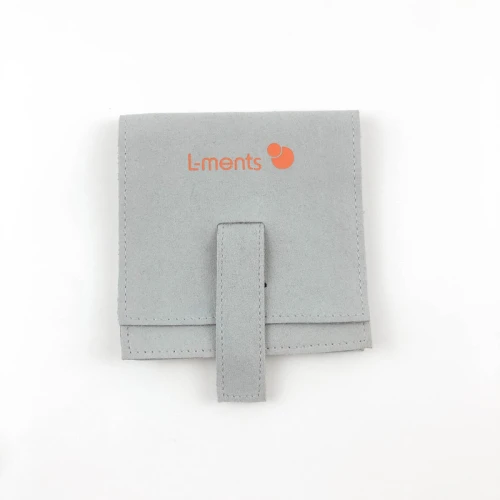 Yadao Custom Own Logo microfiber flap fiber jewelry pouch