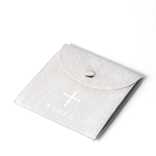 Yadao Customize Jewelry Snap Velvet Button Pouch with Button Closure